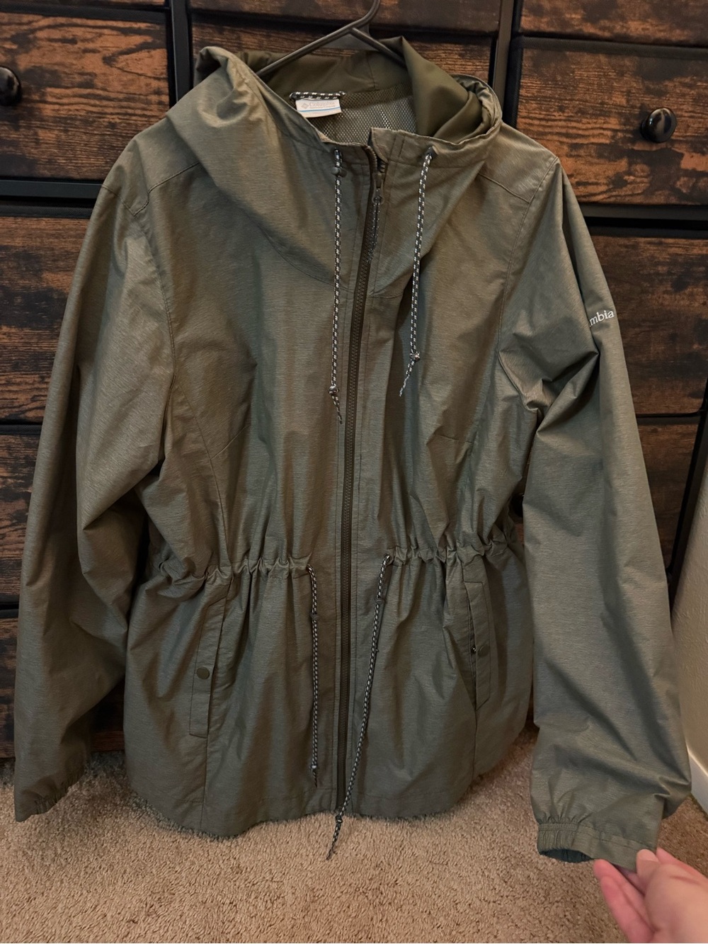 Columbia Women's Plus Size Sage Lake Rain Jacket Size XXL